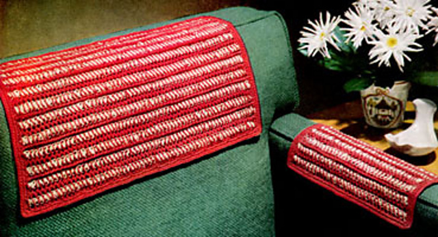 Hairpin Lace Chair Set #S-468
