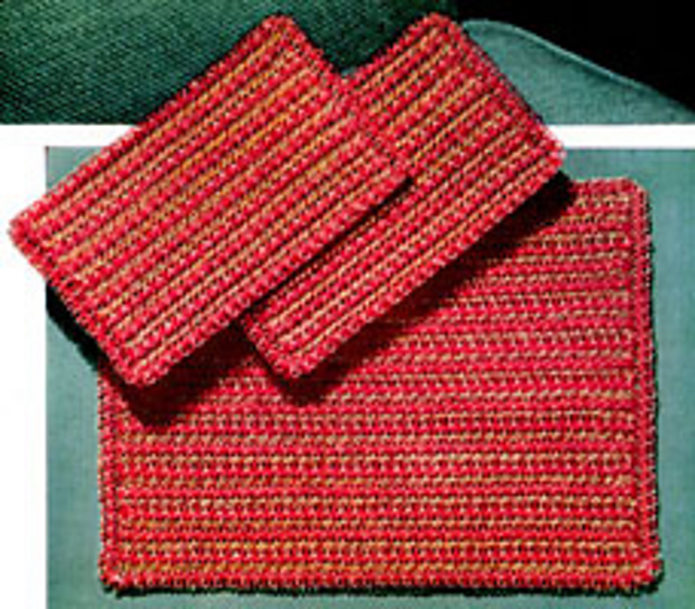 Hairpin Lace Chair Set #S-469