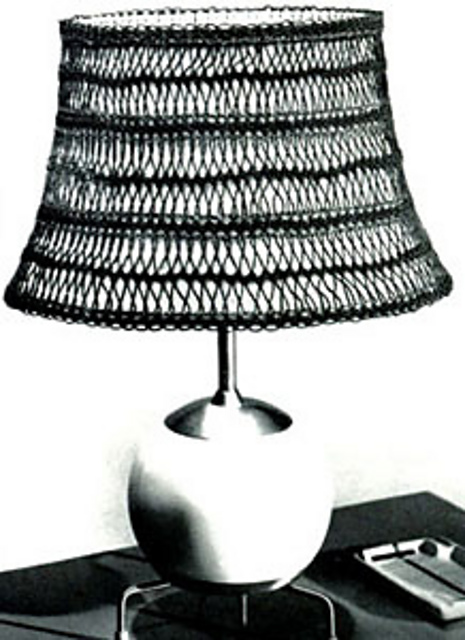 Hairpin Lace Lamp Shade Cover #S-479