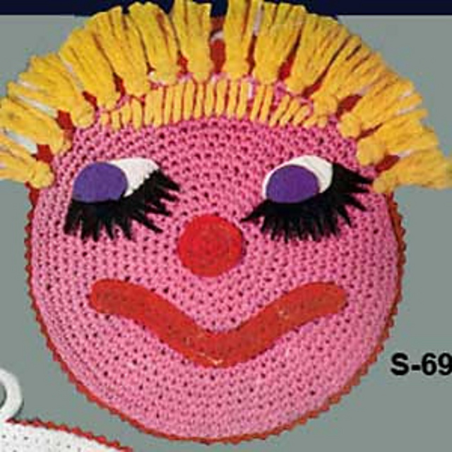 Funny Face Pot Holder #S-691