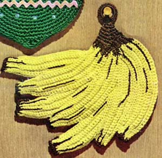 Banana Bunch Pot Holder #S-712