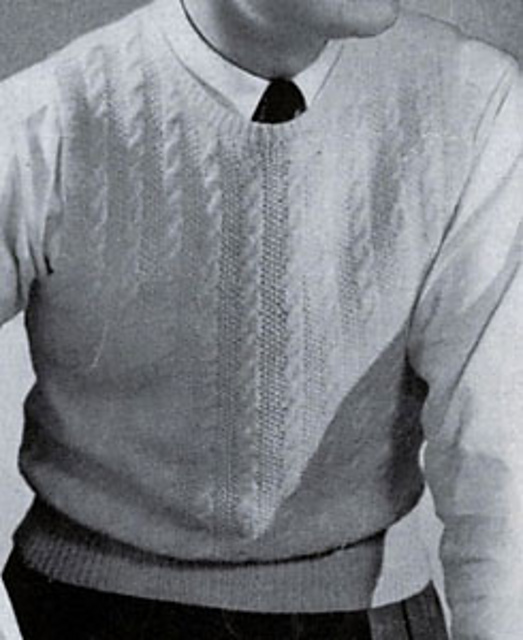 Fingering Yarn Sleeveless Sweater #4001