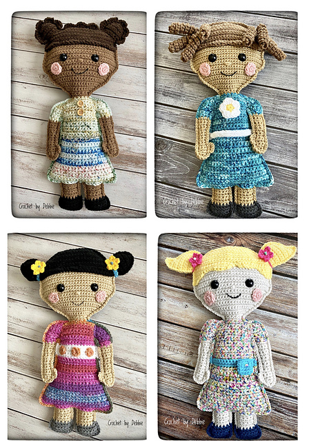 Ravelry: debgriff57's Little Girl Doll Kawaii Cuddler *Test*