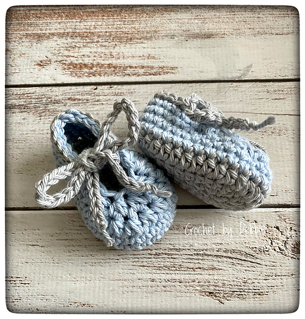 Laced Baby Booties