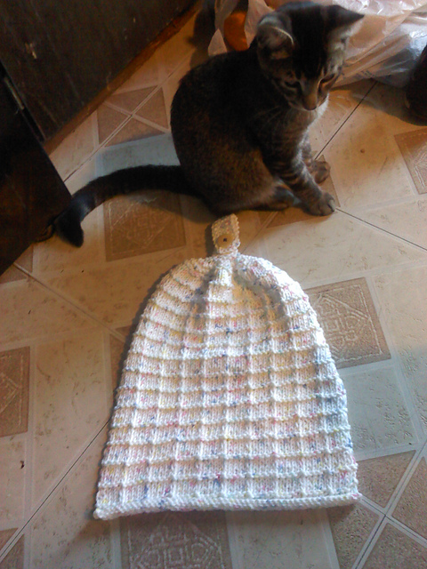 Knit Anti Cat Towel