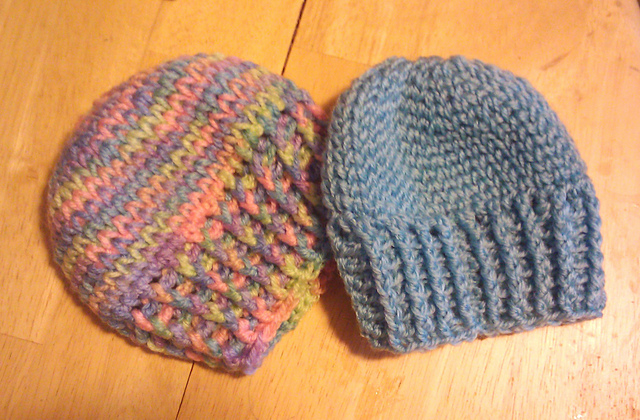 Ribbed Preemie Beanie