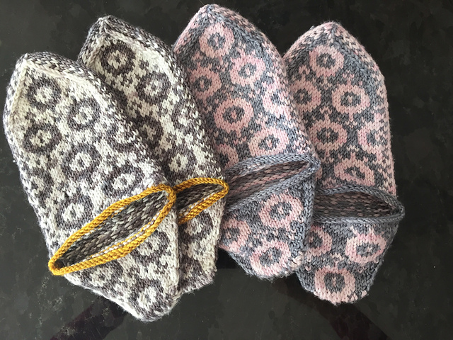 Funky Circles Slippers