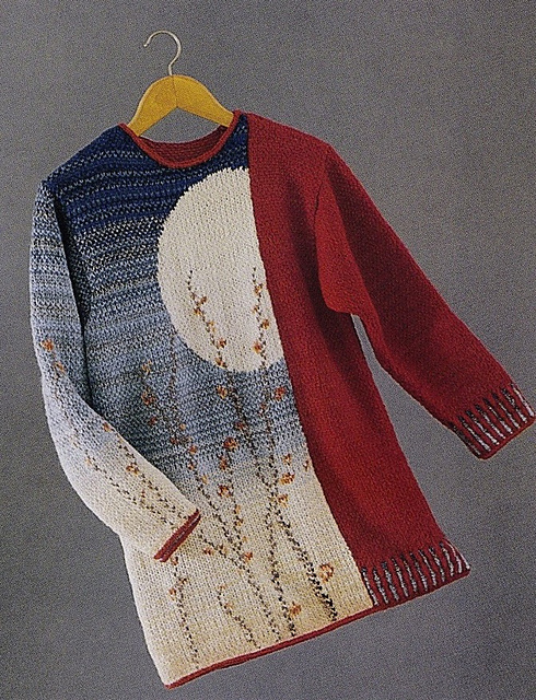 Hiroshige-Inspired Pullover