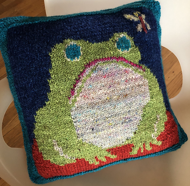 Lucky Frog Pillow