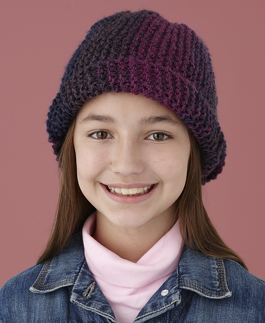 Garter Stitch One-Ball Hat