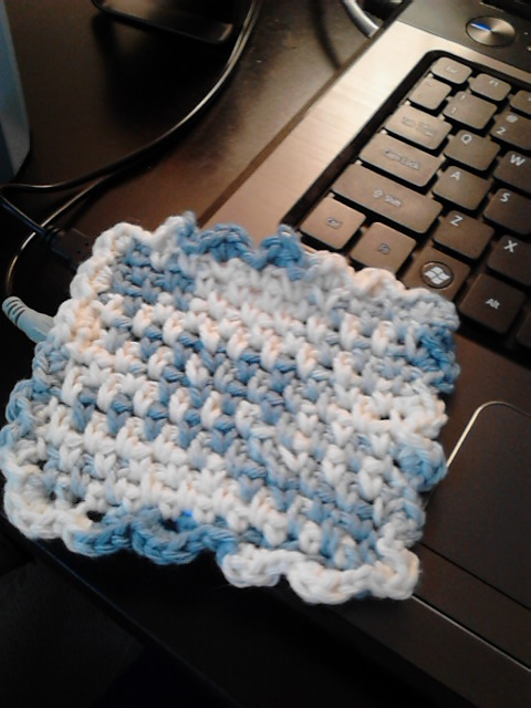 Moss Stitch Coaster