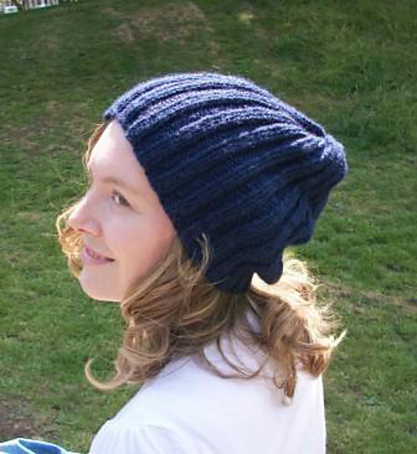 Easy Ribbed Slouch Hat