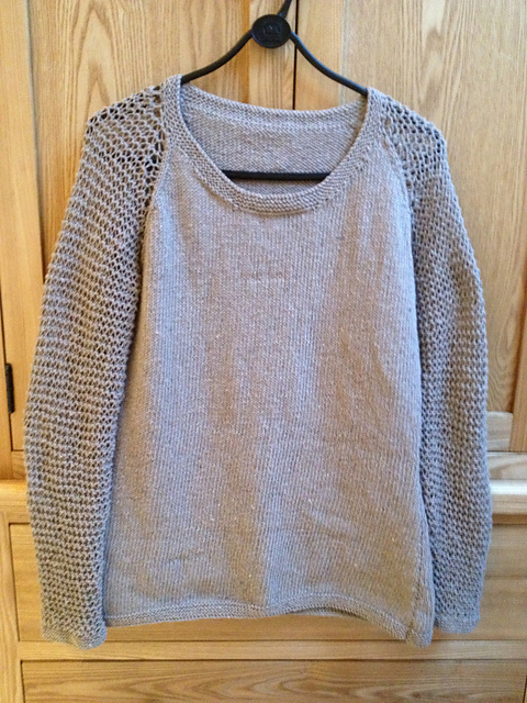 Mesh Sleeve Sweater