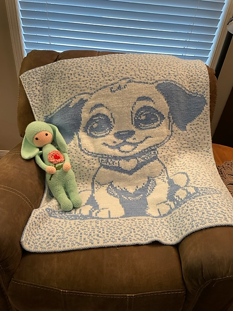 Pip the Puppy Baby Blanket