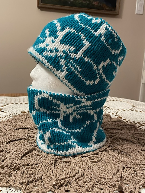 Flower Headband and Cowl