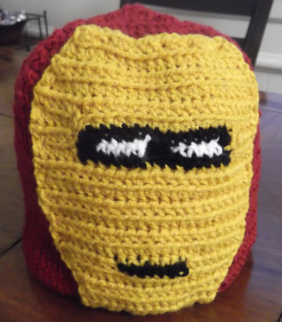 Ravelry Iron Man Hat pattern by Henry Sanders