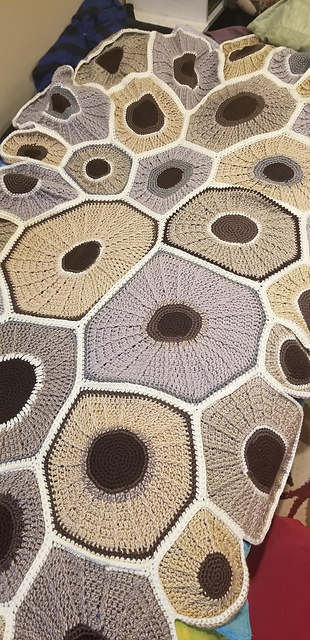 Ravelry: Petoskey Stone Crochet Afghan pattern by Dee Bellini