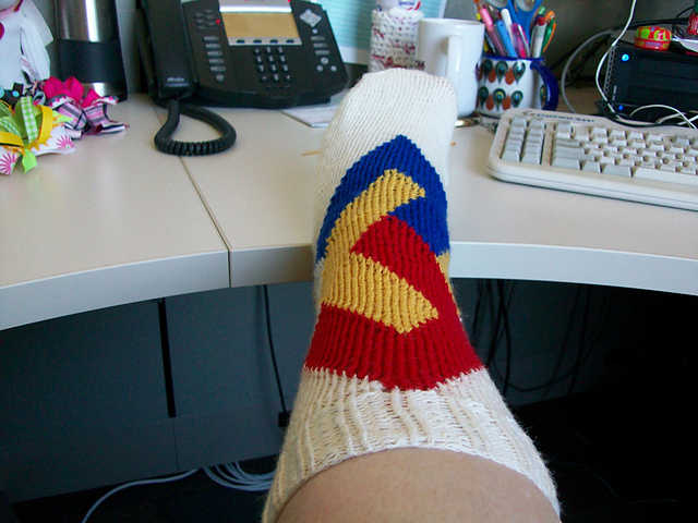 Interlocking Diamonds Socks #7268