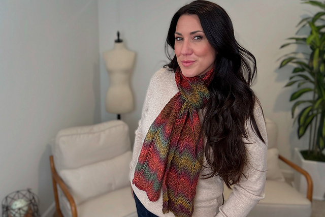 Sandpiper Chevron Scarf