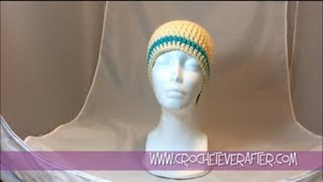 Custom Fit Beanie in Double Crochet