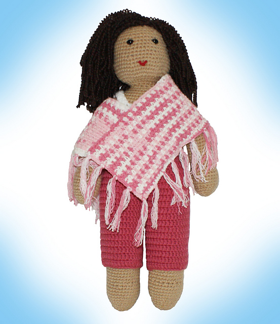 Poncho and Capri Set for Girl Doll