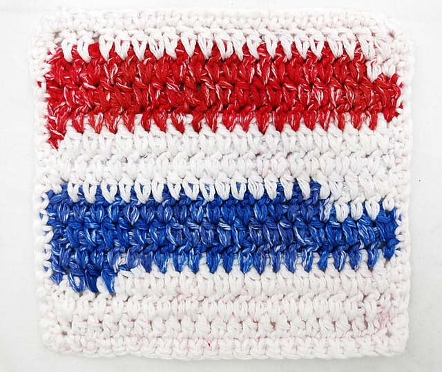 Dipped Double Crochet Washcloth