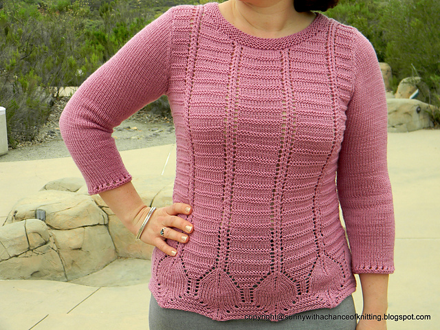 # 26 Pulli mit Lochmuster
