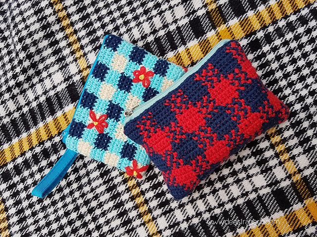 Gingham Purse