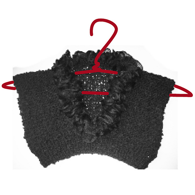 Bolero ou Top à Col FrouFrou