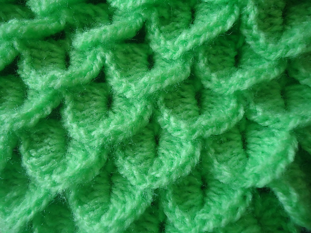 Lettuce Diagonal Blanket