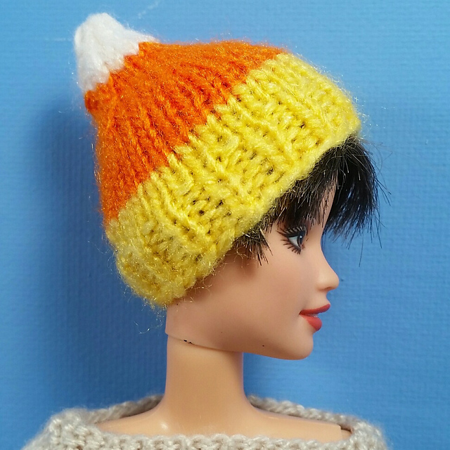 Candy Corn Hat for Barbie