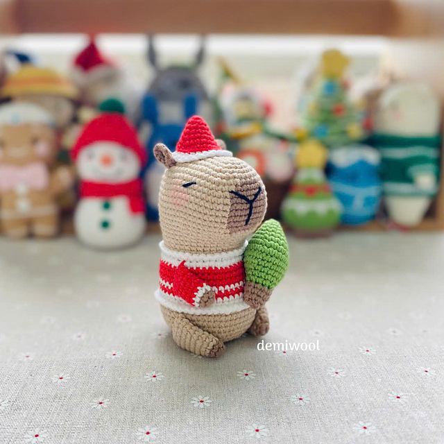 Christmas Capybara