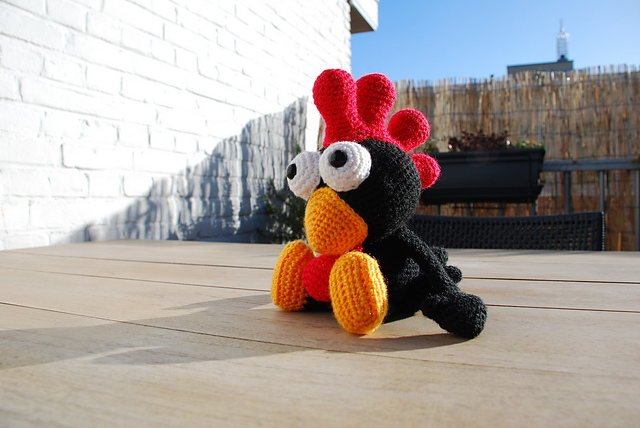 Ravelry: Bill the Black Rooster pattern by Dennis van den Brink