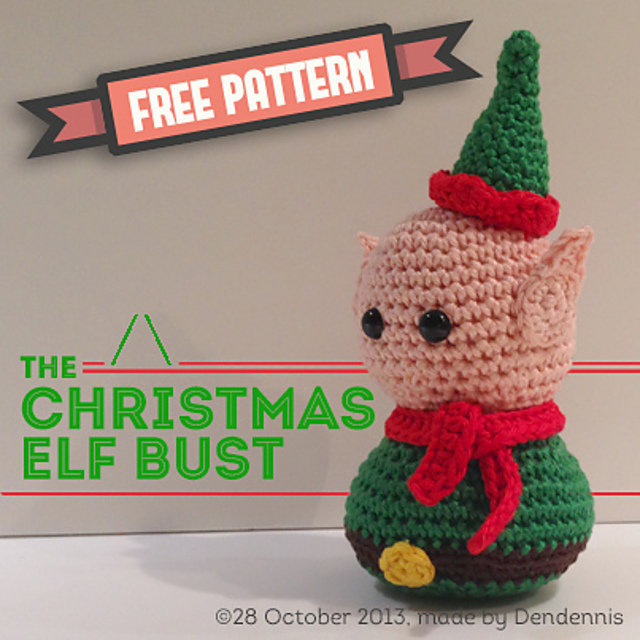 The Christmas Elf Bust