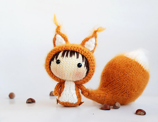 Squirrel Doll from the Tanoshi series.