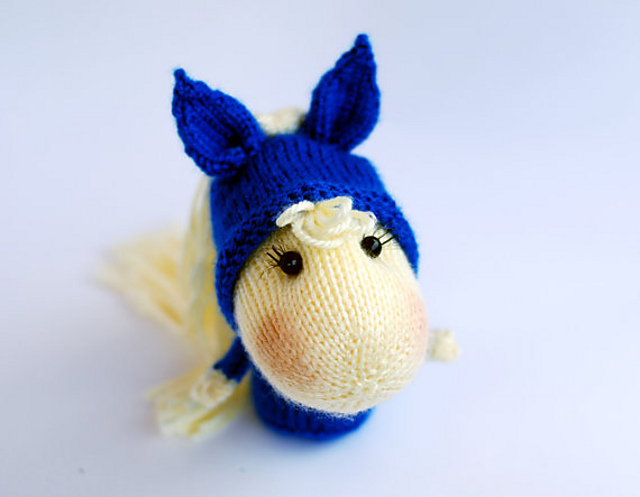 Blue Horse. The simbol of the new 2014 year.