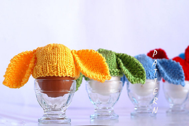 Bunny Hats for eggs