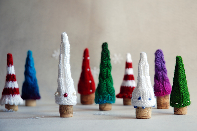 Christmas trees. Fairy Forest.