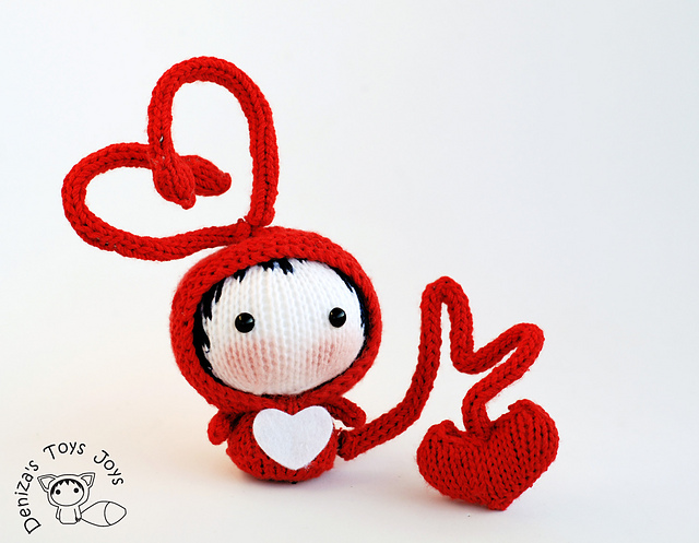 Fall in Love small Red Bug Doll.