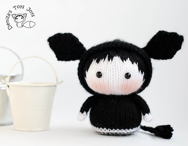 Black Angus Cow Doll named Lexi.