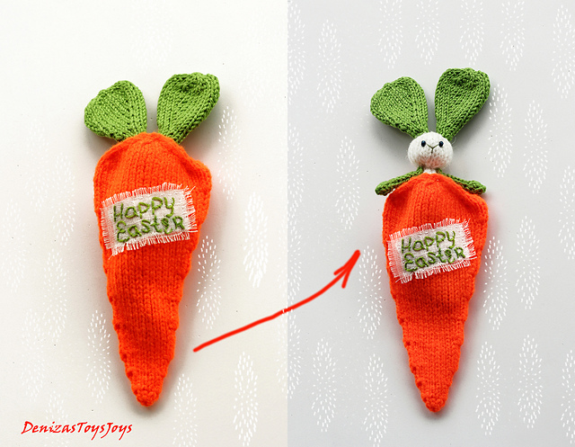 Easter Bunny in а carrot cozy