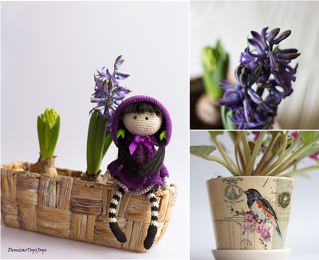 Iris flower Doll