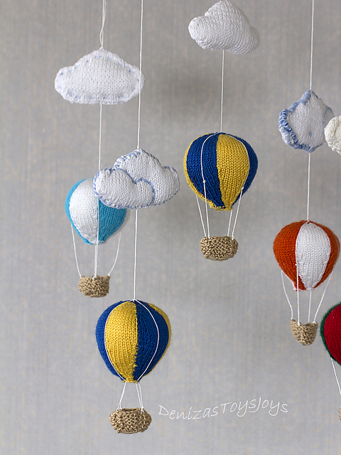 Air Balloons Baby Mobile