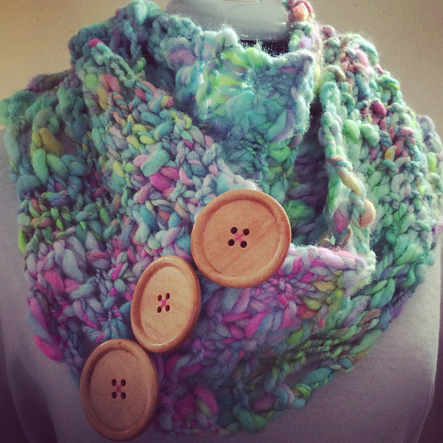 Handspun Sampler Cowl