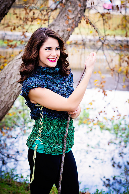 Ribbon & Suede Tunic