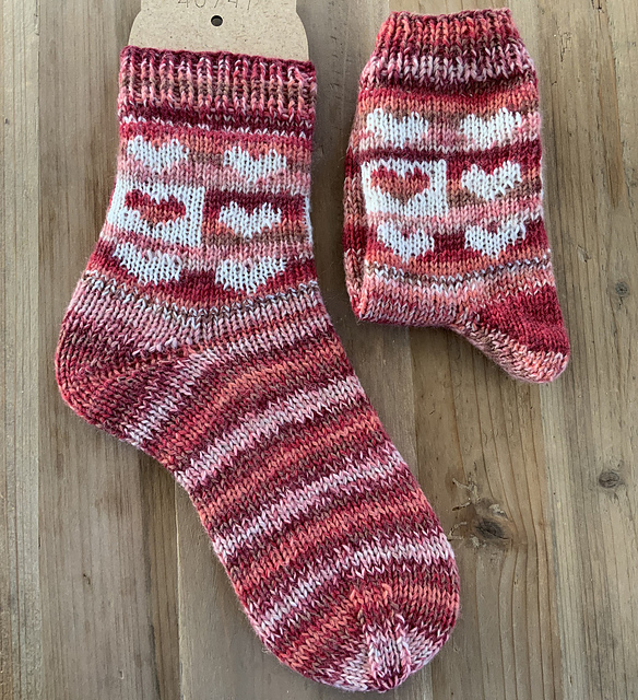 Darline - Socken in Double-Face
