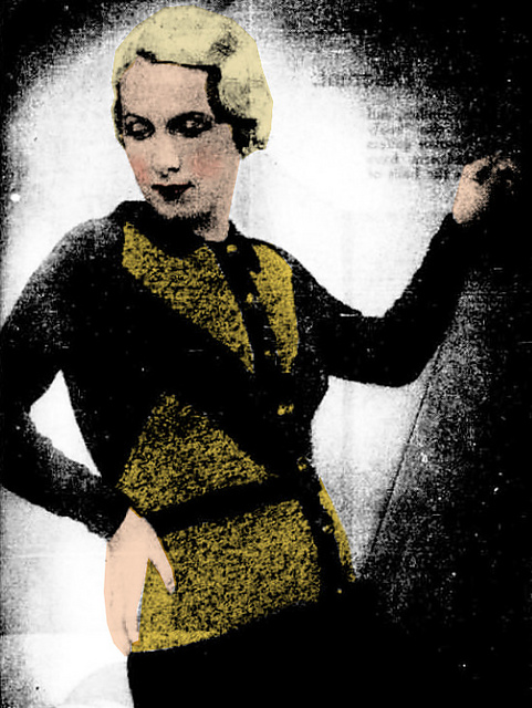 Jacket with Contrasting Designs
