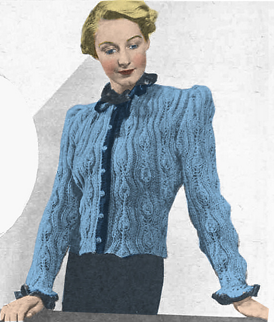 Ruffles and a Novel Stitch