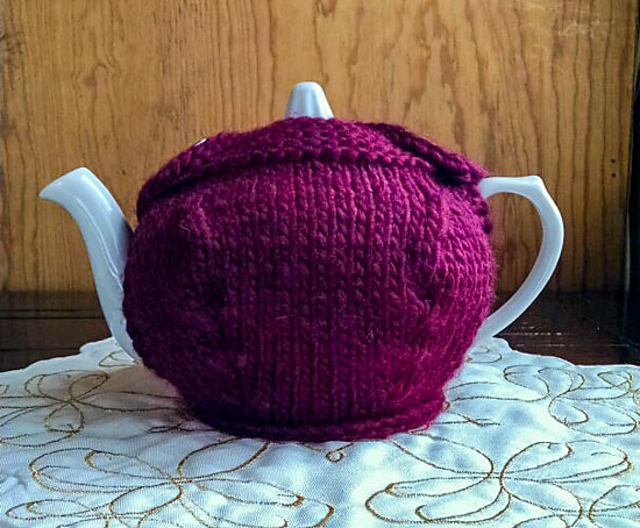 Button Top Teapot Cozy