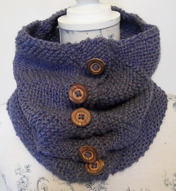 Entrelac Cowl, Neckwarmer
